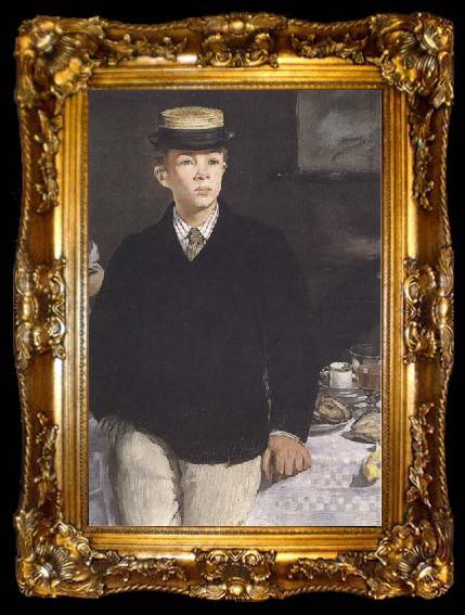 framed  Edouard Manet Le dejeuner dans l